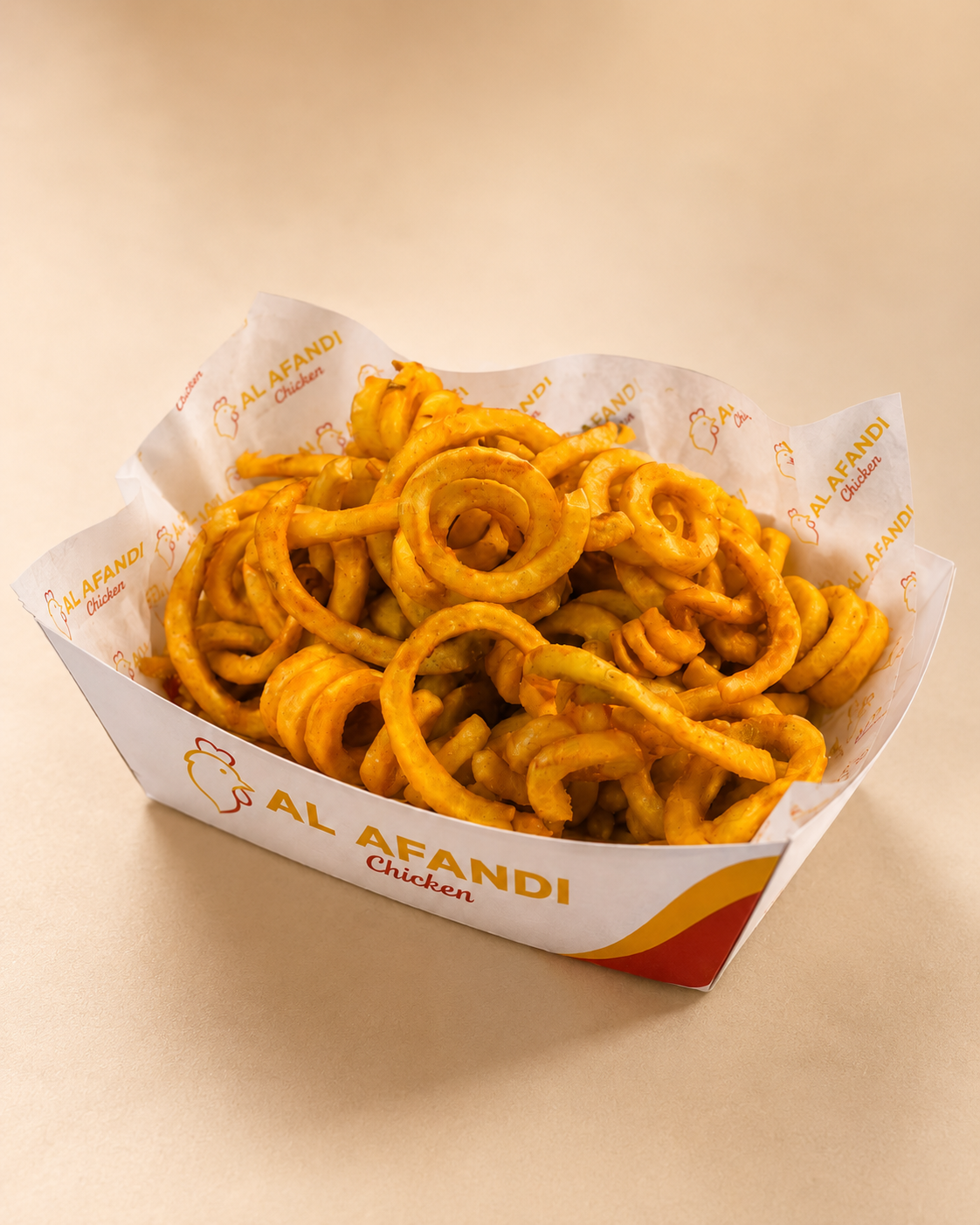 Curly fries Large