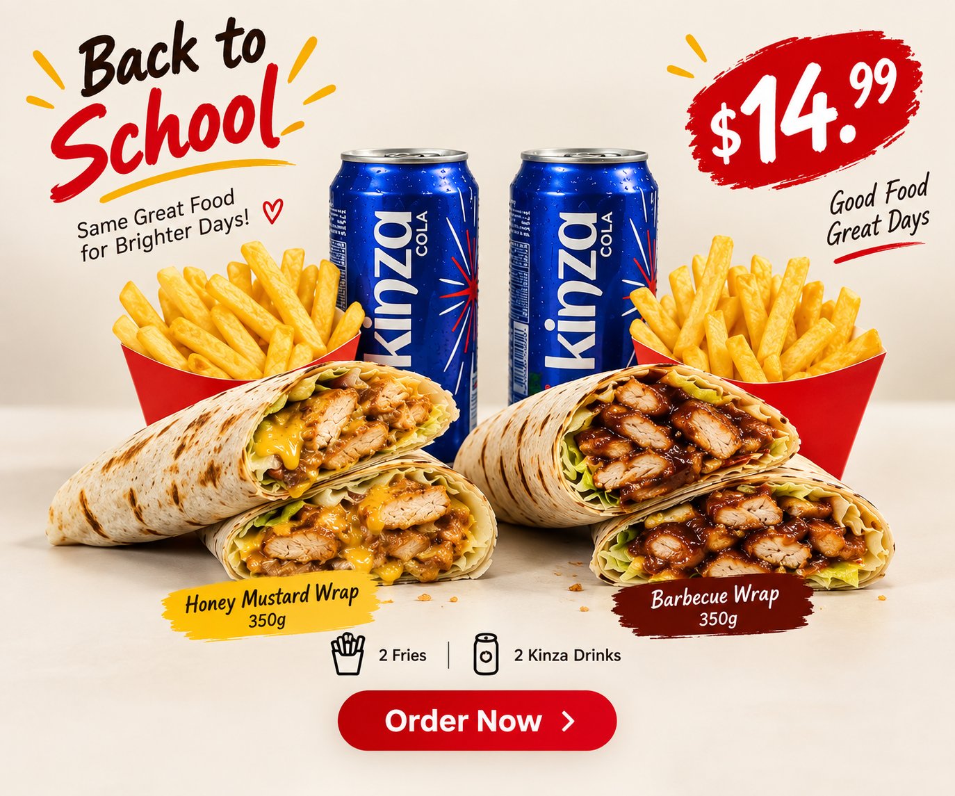 Back to School Wraps Combo